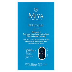 MIYA BEAUTY.lab intensyvus 7 dienų drėkinamasis kremas 7x1,5 ml