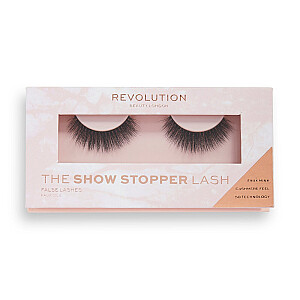 MAKEUP REVOLUTION The Show Stopper Lash Dirbtinės Blakstienos 5D pora dirbtinių blakstienų ant juostelės