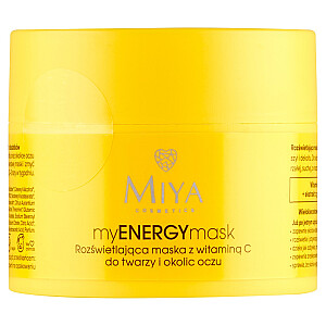 MIYA MyENERGYmask šviesinanti kaukė su vitaminu C 50ml