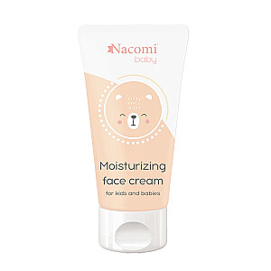 NACOMI Baby Moisturizing Face Cream drėkinamasis veido kremas vaikams ir kūdikiams 50ml