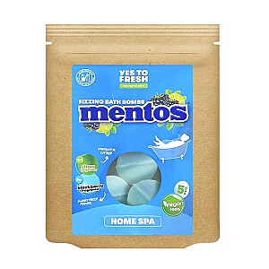 Бомбочки для ванны MENTOS Ежевика и бергамот 5х50г