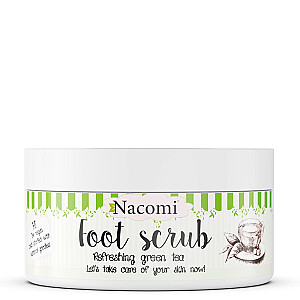 NACOMI Sugar Foot Scrub натуральный сахарный скраб для ног Зеленый чай 125г