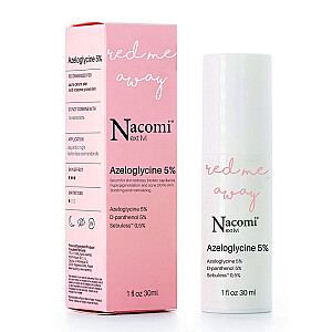 NACOMI Next Level Azeloglicine 5% raminantis veido serumas kraujagyslinei odai 30 ml