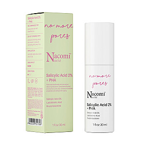 NACOMI Next Level salicilo rūgštis 2% + veido serumas PHA 30ml