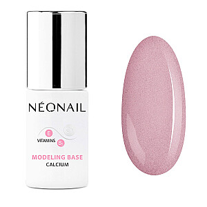 NEONAIL Modeling Base Hibridinis modeliavimo pagrindas su kalciu Luminous Pink 7,2 ml