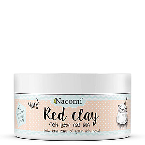 NACOMI Red Clay raudonas šviesinantis molis 100g