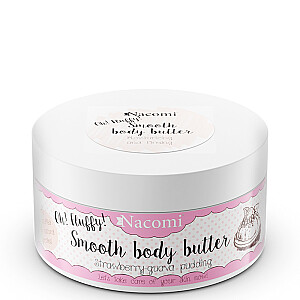 Kūno sviestas NACOMI Smooth Body Butter Braškių pudingas 100g