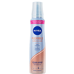 NIVEA Flexible Curls & Care Styling Mousse garbanotiems plaukams 150 ml