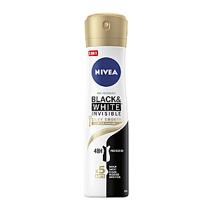 NIVEA Black & White Invisible Silky Smooth antiperspirantinis purškalas 250 ml