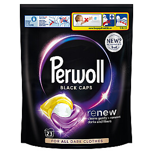 Капсулы для стирки PERWOLL Renew Caps Черный 23 шт.