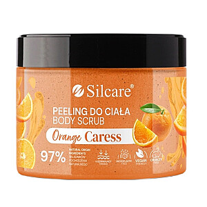 SILCARE kūno šveitimo apelsinų glamonė 350ml