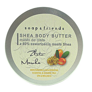 SOAP&FRIENDS Taukmedžio sviestas 80% kūno sviestas Maroko auksas 200ml