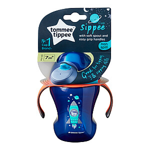 TOMMEE TIPPEE Sippee puodelis Sippy puodelis su rankenomis 230 ml 7 m+ berniukui