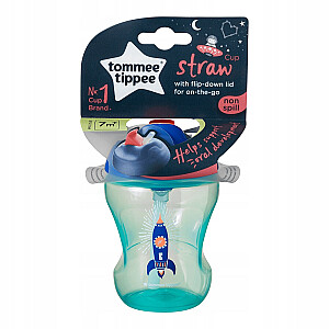 TOMMEE TIPPEE Straw Cup Чашка-поиска с трубочкой 230мл 7м+ Мальчик