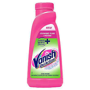 VANISH Oxi Action Extra Hygiene dezinfekuojantis dėmių valiklis audiniams 500ml