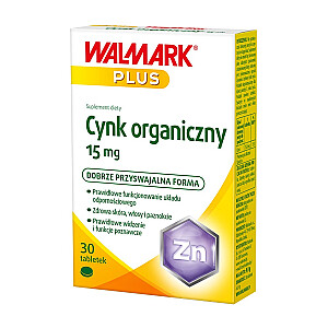 WALMARK Cynk organiczny 15 mg 30 tabletek