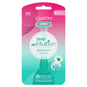 WILKINSON Sword Quattro For Women Sensitive skustuvas 3 vnt.