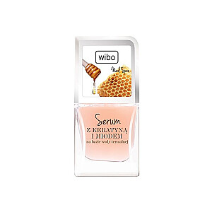 WIBO Nail Spa nagų serumas su keratinu ir medumi 8,5 ml