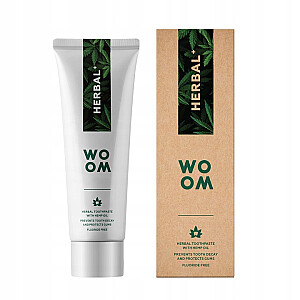 WOOM Herbal+ žolelių dantų pasta 75ml