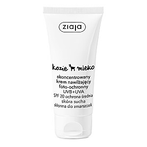 ZIAJA Goat Milk SPF20 концентрированный крем для лица, увлажняющий сухую кожу, склонную к морщинам, 50мл