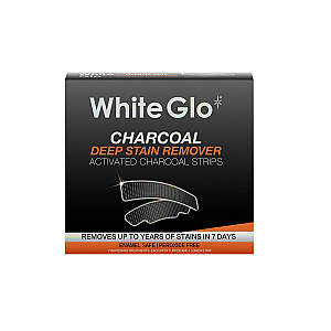 WHITE GLO Charcoal Teeth Whitening Strips paski do zębów wybielające 7szt