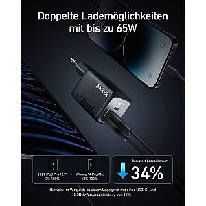 Ładowarka sieciowa Prime 735 67W 2xUSB-C 1xUSB-A Czarna 