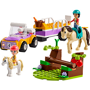 Lego Friends конструктор Трейлер с лошадьми и пони 105  шт. 4+ 42634