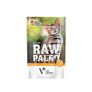 RAW PALEO Kitten Cat Turkey - wet food for kittens - 100 g