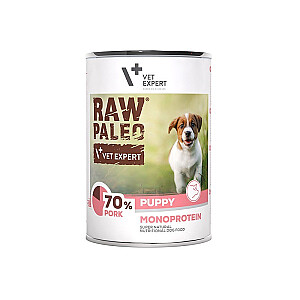 RAW PALEO Puppy Monoprotein Pork - wet food for puppies - 400 g