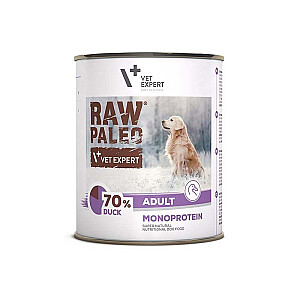 RAW PALEO Adult Monoprotein Duck - wet dog food - 800 g