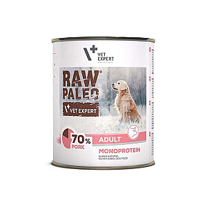 RAW PALEO Adult Monoprotein Pork - wet dog food - 800 g