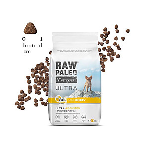 RAW PALEO Ultra Mini Puppy Turkey - dry food for puppies - 2 kg