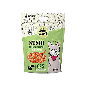 MR. BANDIT SUSHI with Rabbit and Fish - dog treat -500 g