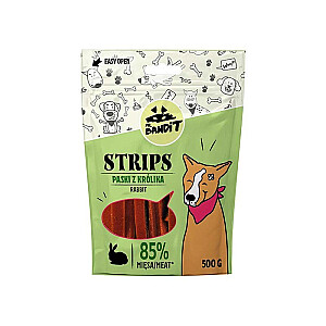 MR. BANDIT STRIPS Rabbit Strips - dog treat - 500 g