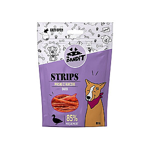 MR. BANDIT STRIPS Duck Strips - dog treat - 80 g