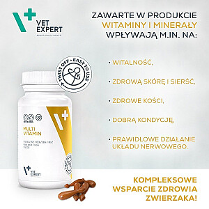 VET EXPERT Multivitamin - vitamin and mineral preparation for dogs and cats - 30 caps.