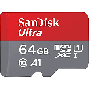 Karta SanDisk Ultra MicroSDXC 64 GB Class 10 UHS-I/U1 A1  (SDSQUAB-064G-GN6MA             )