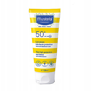 MUSTELA Bebe Enfant przeciwsłoneczne mleczko do skóry wrażliwej, nietolerującej słońca i skłonnej do atopii SPF50 100ml