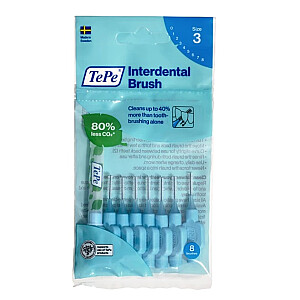 TEPE Original Interdental šepetėliai 0,6mm Blue 8 vnt.