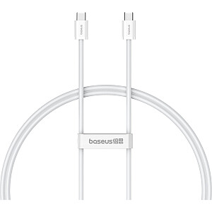 Baseus Kabel przewód USB-C 30W PD 480Mb/s Superior Series ll 1m biały Kabel przewód USB-C 30W PD 480Mb/s Superior Series ll 1m biały