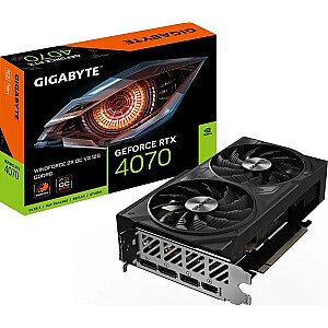 Vaizdo plokštė Gigabyte GeForce RTX 4070 Windforce 2X OC V2 12GB GDDR6 (GV-N4070WF2OCV2-12GD)