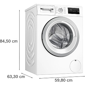 Bosch WAN2813APL Series 4 skalbimo mašina su priekine įkrova 8 kg 1400 aps./min Balta