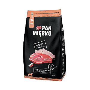 Mr. Meat Телятина с индейкой XL - сухой корм для собак - 20 кг