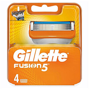 GILLETTE Fusion 5 pakaitiniai skutimosi įdėklai 4 vnt.