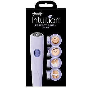 Moteriškas skustuvas veidui ir kūnui WILKINSON Intuition 4in1 Perfect Finish su keturiais keičiamais priedais