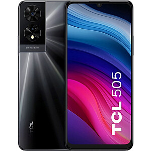 TCL 505 4/128 GB dviguba SIM kortelė pilka