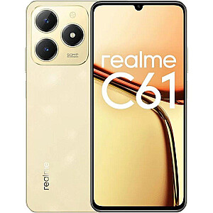 Realme C61 6/256 GB blizgus auksas