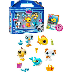 Littlest Pet Shop paplūdimio rinkinys su 5 figūrėlėmis 00517