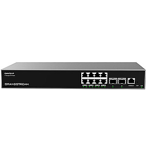 Сетевой коммутатор Grandstream Networks GWN7811P Управляемый L3 Gigabit Ethernet (10/100/1000) Питание через Ethernet (PoE) Серый