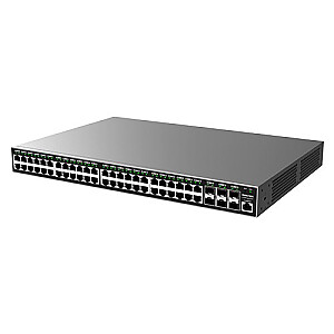 Grandstream Networks GWN7806 tinklo jungiklis Valdomas L2+ Gigabit Ethernet (10/100/1000) Pilka